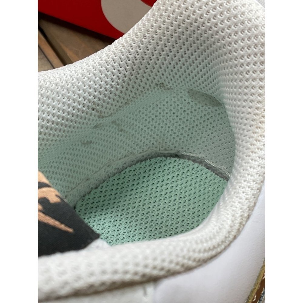 NIKE Court Borough Low 7Y GS White Bronze Junior Kids Shoes BQ5448-116 - Picture 7 of 11
